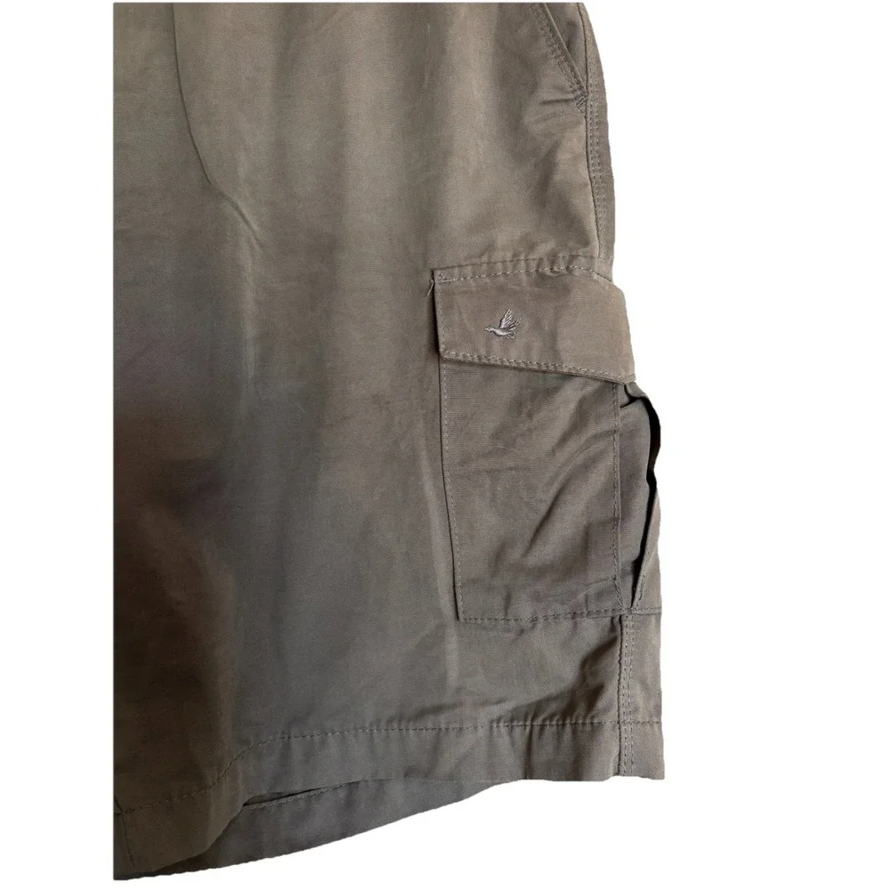 Brooksfield‎ Cargo Shorts Men's 34 Gray Gorpcore Hiking Outdoor Trails Camping